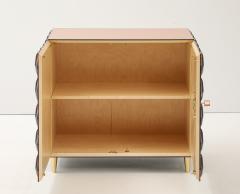 Effetto Vetro Custom Two Door Glass and Brass Cabinet by Effetto Vetro - 4183630