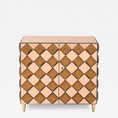 Effetto Vetro Custom Two Door Glass and Brass Cabinet by Effetto Vetro - 4186758