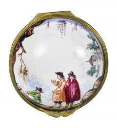 Egg Shaped Enamel Box - 4130049