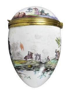 Egg Shaped Enamel Box - 4130052