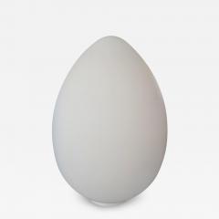 Egg Table Lamp in White Frosted Glass - 2522224