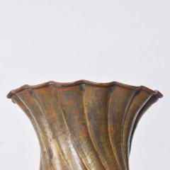Egidio Casagrande Egidio Casagrande Italia Brass Vase Modernist Brutalist - 1882434