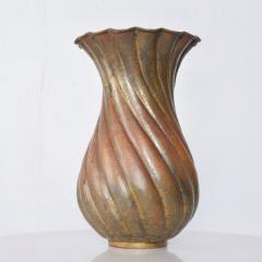 Egidio Casagrande Egidio Casagrande Italia Brass Vase Modernist Brutalist - 1882435