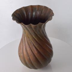 Egidio Casagrande Egidio Casagrande Italia Brass Vase Modernist Brutalist - 1882440