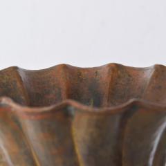 Egidio Casagrande Egidio Casagrande Italia Brass Vase Modernist Brutalist - 1882442