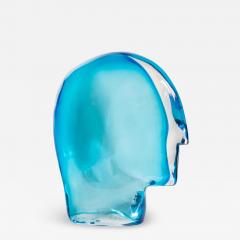 Ego One of a kind Head glass sculpture by Ursula Huber - 4101313