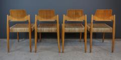 Egon Eiermann Set Egon Eierman Dining Chairs Beech Teak Willow by Wilde Spieth - 2355256
