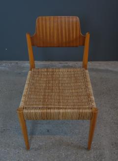 Egon Eiermann Set Egon Eierman Dining Chairs Beech Teak Willow by Wilde Spieth - 2355258