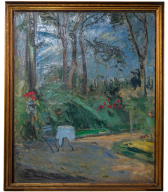 Egon Nielsen Garden view of Versailles dated 1926 o c - 2650957