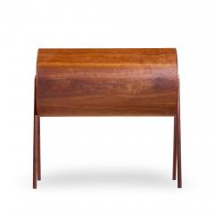 Egon Ostergaard Egon stergaard Style Danish Teak Tambour Door Roll Top Desk - 4513903