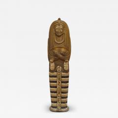 Egyptian Carved Sarcophagus Figure - 4325807
