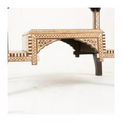 Egyptian Inlaid Chest on Stand - 3997631