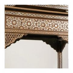 Egyptian Inlaid Chest on Stand - 3997662