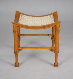 Egyptian Revival Beech Wood Thebes Stool - 4406295