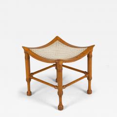Egyptian Revival Beech Wood Thebes Stool - 4419612