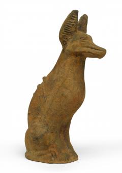 Egyptian Revival Terra Cotta Dog - 4199550