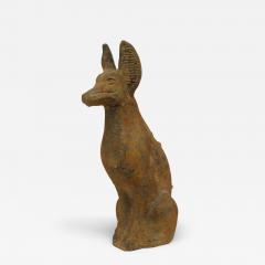 Egyptian Revival Terra Cotta Dog - 4260682