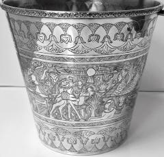 Egyptian solid Silver wine bucket circa 1920  - 1055703