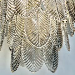 Eicholtz Modern Art Deco Style Chandelier Brass Smoked Glass 2010s - 3577483