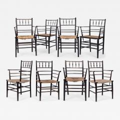 Eight English Sussex Armchairs - 2411128