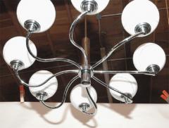 Eight Light Chrome Chandelier - 1813134