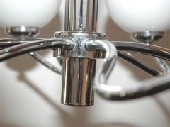 Eight Light Chrome Chandelier - 1813137
