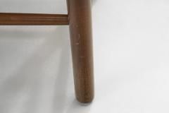 Eight Solid Wood and Straw Dining Chairs Europe ca 1950s - 3377010