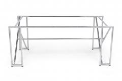 Eileen Gray Eileen Gray Mid Century American Modern Polished Chrome X Form Table Frame - 4273514
