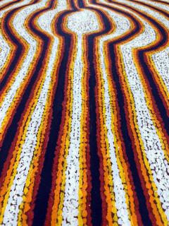 Eileen Napatjarri Large Abstract Dreamtime Aboriginal Painting by Eileen Napatjarri - 4265514