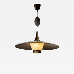 Einar Backstrom Einer B ckstr m brass and fabric pendant - 4214299