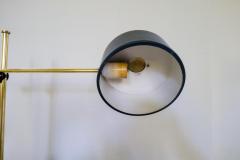 Einar Backstrom Midcentury Rare Brass and Walnut Table Lamp by Einar B ckstr m Sweden 1950s - 2694379