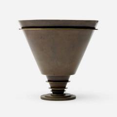 Einar Dragsted Patinated Bronze Art Deco Vase by Einar Dragsted - 4471116