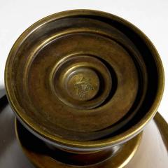 Einar Dragsted Patinated Bronze Art Deco Vase by Einar Dragsted - 4483439