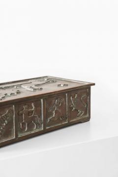 Einar Dragsted Scandinavian Modern Bronze Box 1930s - 4744221