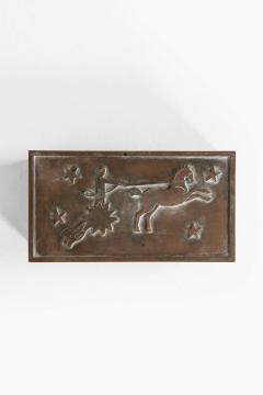 Einar Dragsted Scandinavian Modern Bronze Box 1930s - 4744224