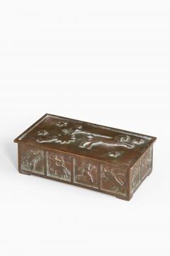 Einar Dragsted Scandinavian Modern Bronze Box 1930s - 4746182