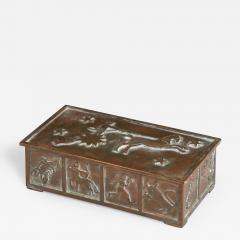 Einar Dragsted Scandinavian Modern Bronze Box 1930s - 4746204