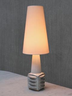 Einar Johansen Einar Johansen Misty Blue Glazed Ceramic Table Lamp S holm Denmark 1960s - 4495387