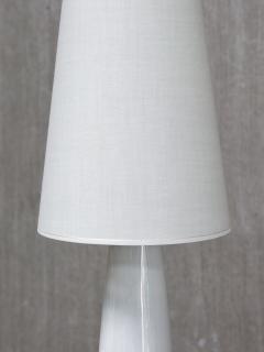 Einar Johansen Einar Johansen Misty Blue Glazed Ceramic Table Lamp S holm Denmark 1960s - 4495391