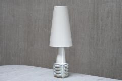 Einar Johansen Einar Johansen Misty Blue Glazed Ceramic Table Lamp S holm Denmark 1960s - 4495395