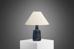 Einar Johansen Einar Johansen Rectangular Stoneware Table Lamp for S holm Denmark ca 1960s - 4146427