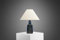 Einar Johansen Einar Johansen Rectangular Stoneware Table Lamp for S holm Denmark ca 1960s - 4146432