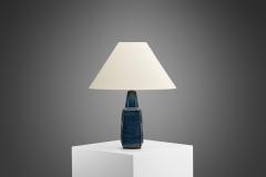 Einar Johansen Einar Johansen Rectangular Stoneware Table Lamp for S holm Denmark ca 1960s - 4146439