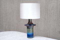 Einar Johansen Einar Johansen Table Lamp in Gradient Glazed Ceramic S holm Denmark 1960s - 4547470