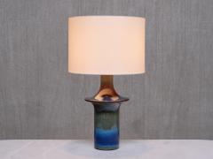 Einar Johansen Einar Johansen Table Lamp in Gradient Glazed Ceramic S holm Denmark 1960s - 4547474
