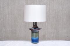 Einar Johansen Einar Johansen Table Lamp in Gradient Glazed Ceramic S holm Denmark 1960s - 4547475