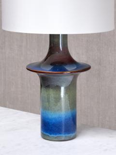 Einar Johansen Einar Johansen Table Lamp in Gradient Glazed Ceramic S holm Denmark 1960s - 4547477