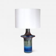 Einar Johansen Einar Johansen Table Lamp in Gradient Glazed Ceramic S holm Denmark 1960s - 4547507