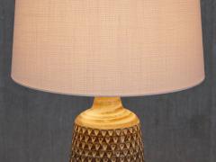 Einar Johansen Large Einar Johansen Ceramic Relief Table Lamp S holm Stent j Denmark 1960s - 4750928