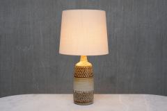 Einar Johansen Large Einar Johansen Ceramic Relief Table Lamp S holm Stent j Denmark 1960s - 4750932